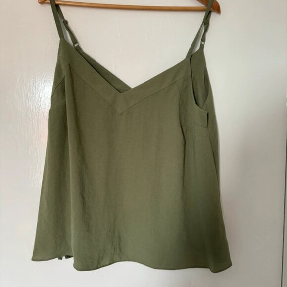 Khaki green cami top - Picture 1 of 5